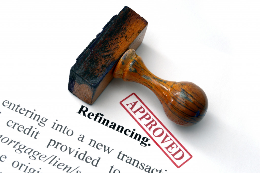 approved refinance application file