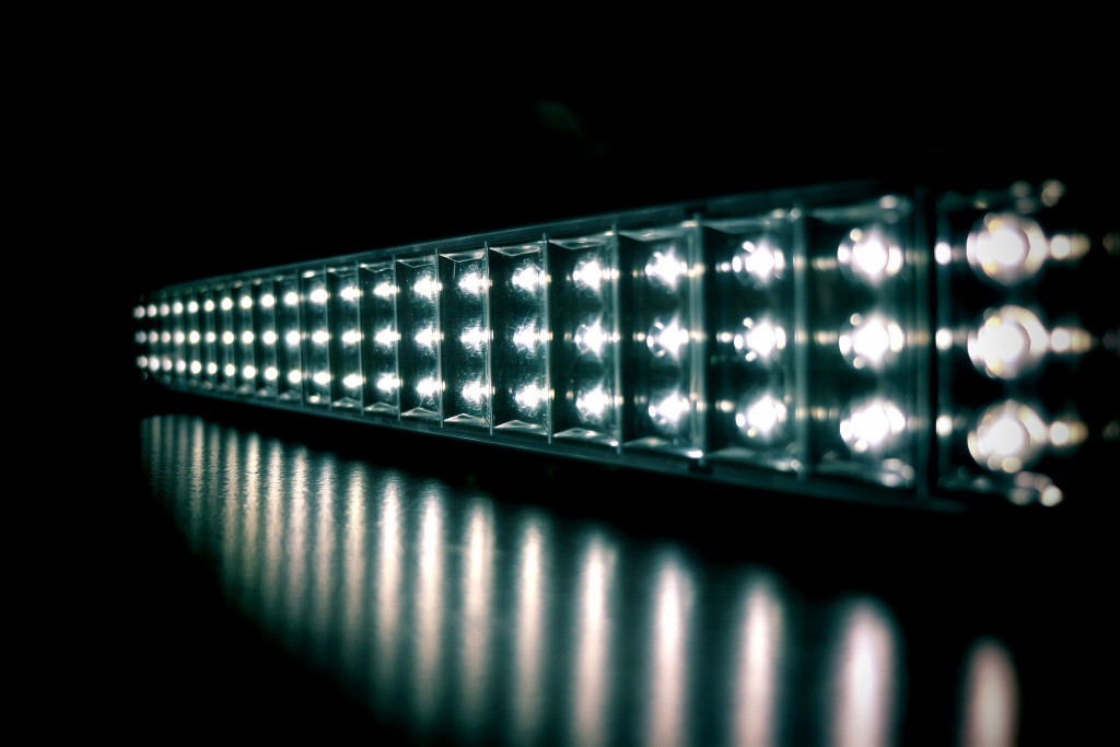 led light in the dark